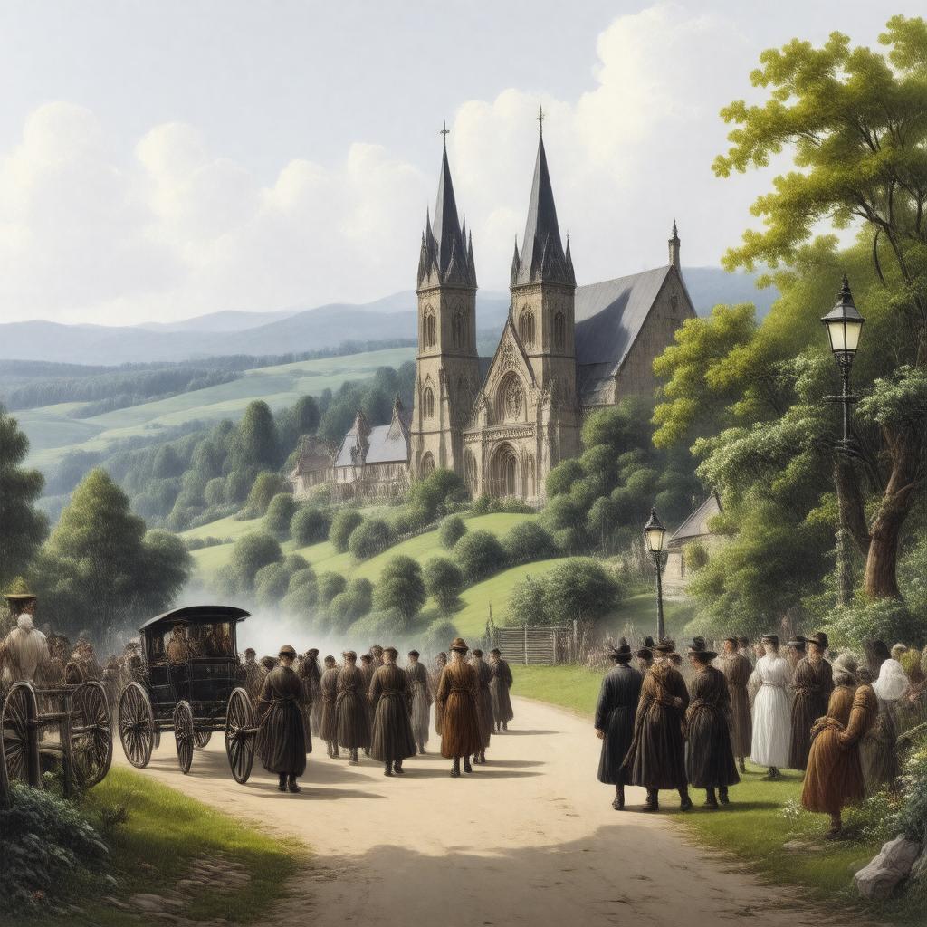 AI-created image of Scenes of Clerical Life