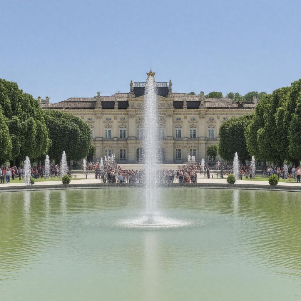 AI-created image of Schönbrunn Palace