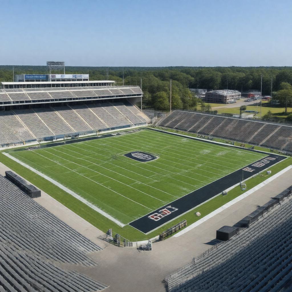 AI-created image of Schaefer Stadium