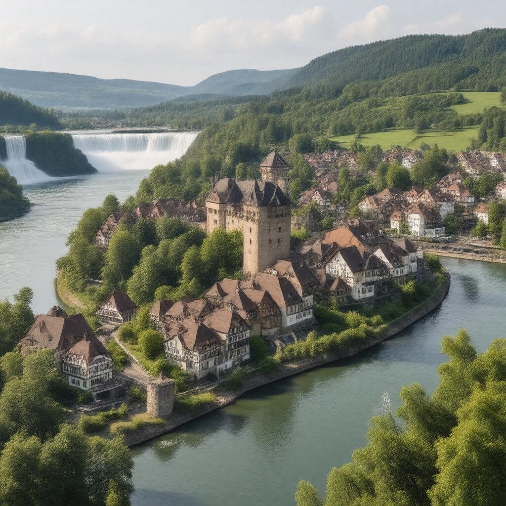 AI-created image of Schaffhausen