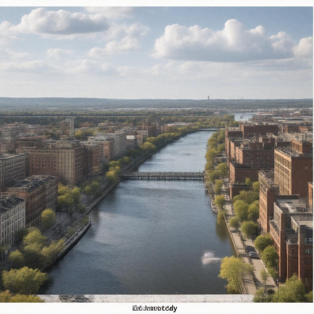 AI-created image of Schenectady, New York