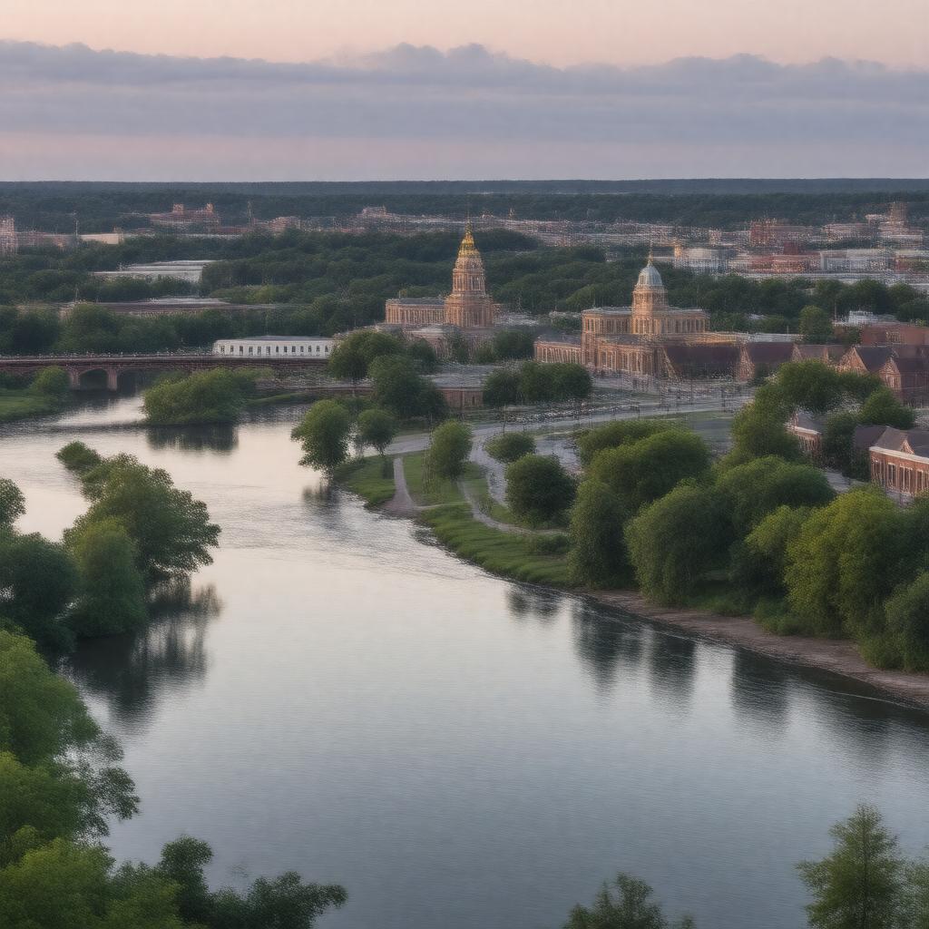 AI-created image of Schenectady, New York, United States