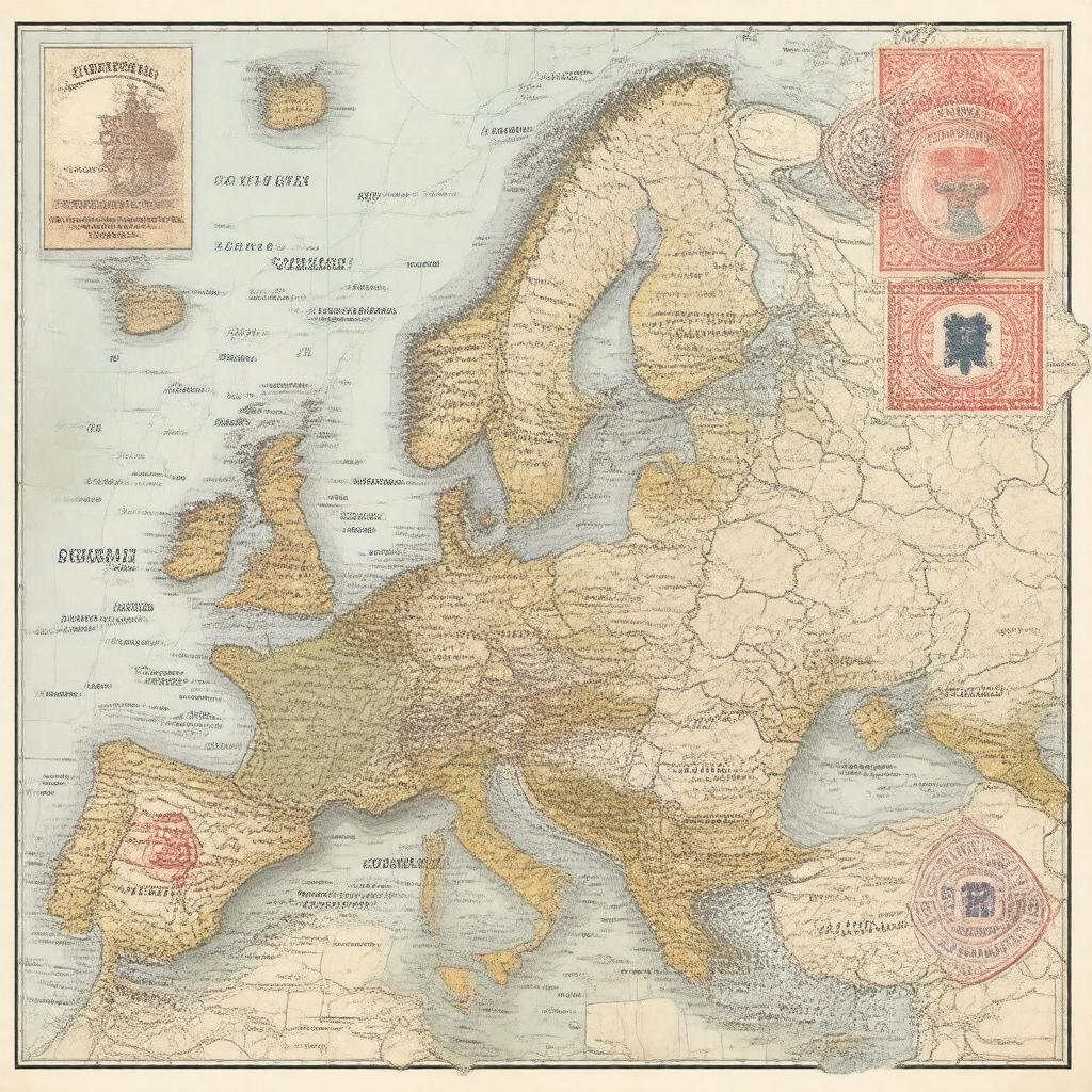 AI-created image of Schengen Area