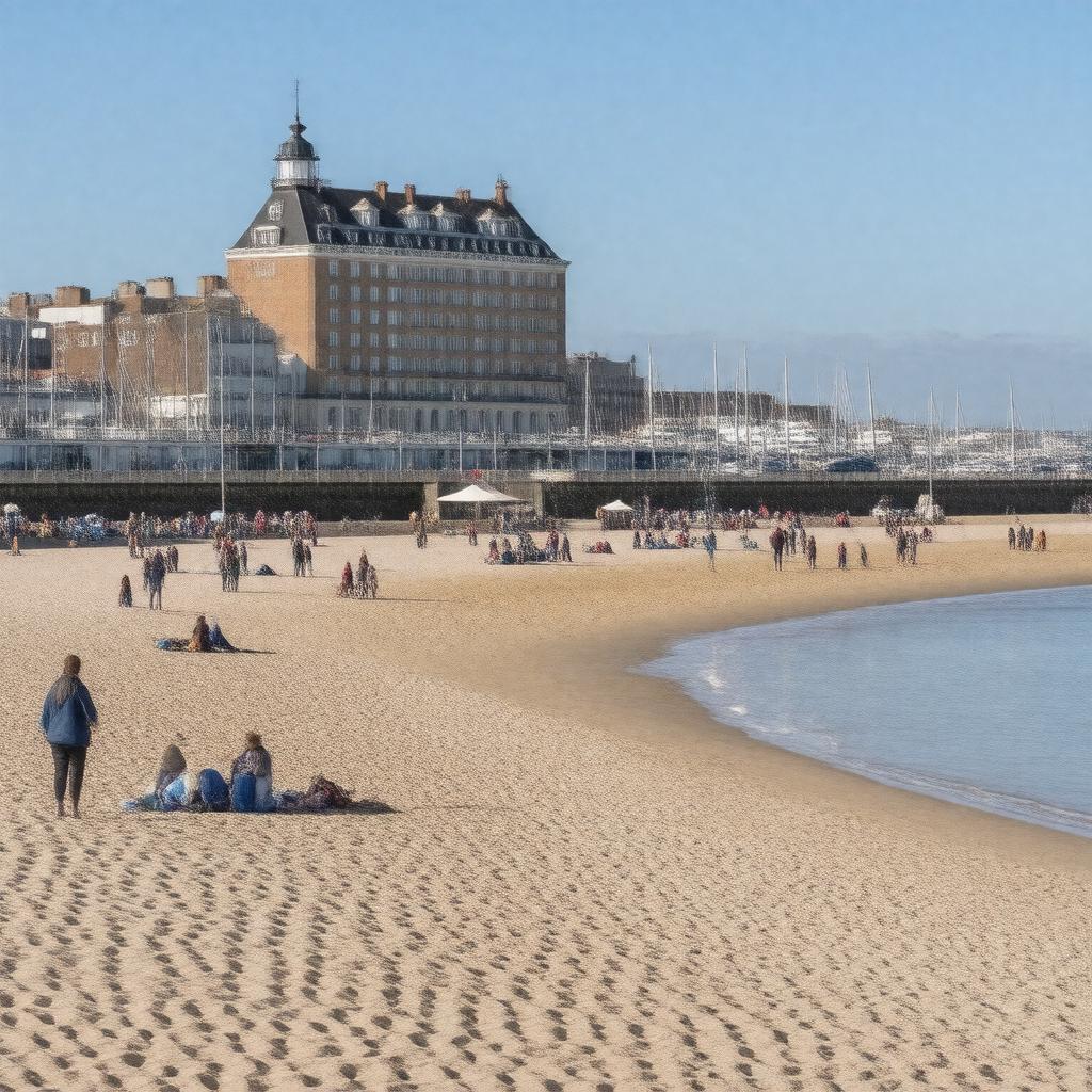AI-created image of Scheveningen