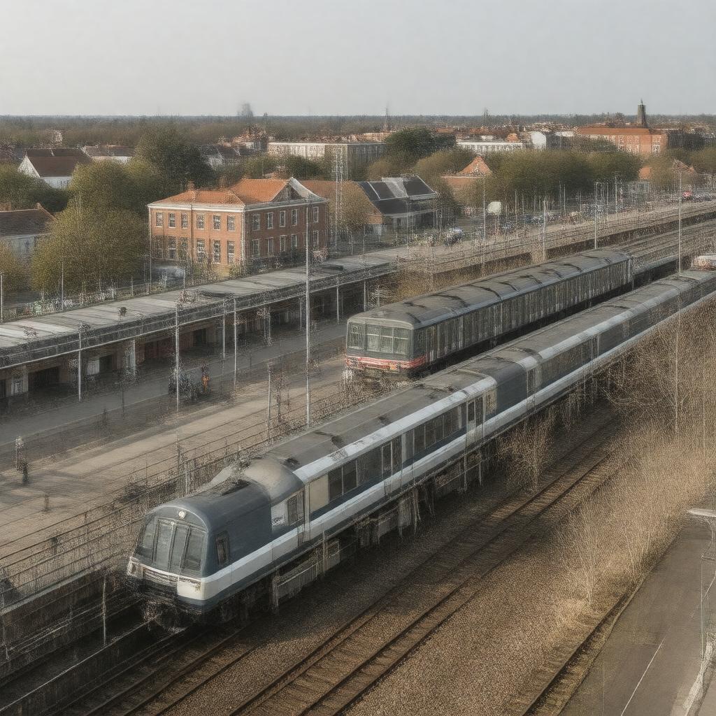 Click to view larger image AI-created image of Schiedam Centrum