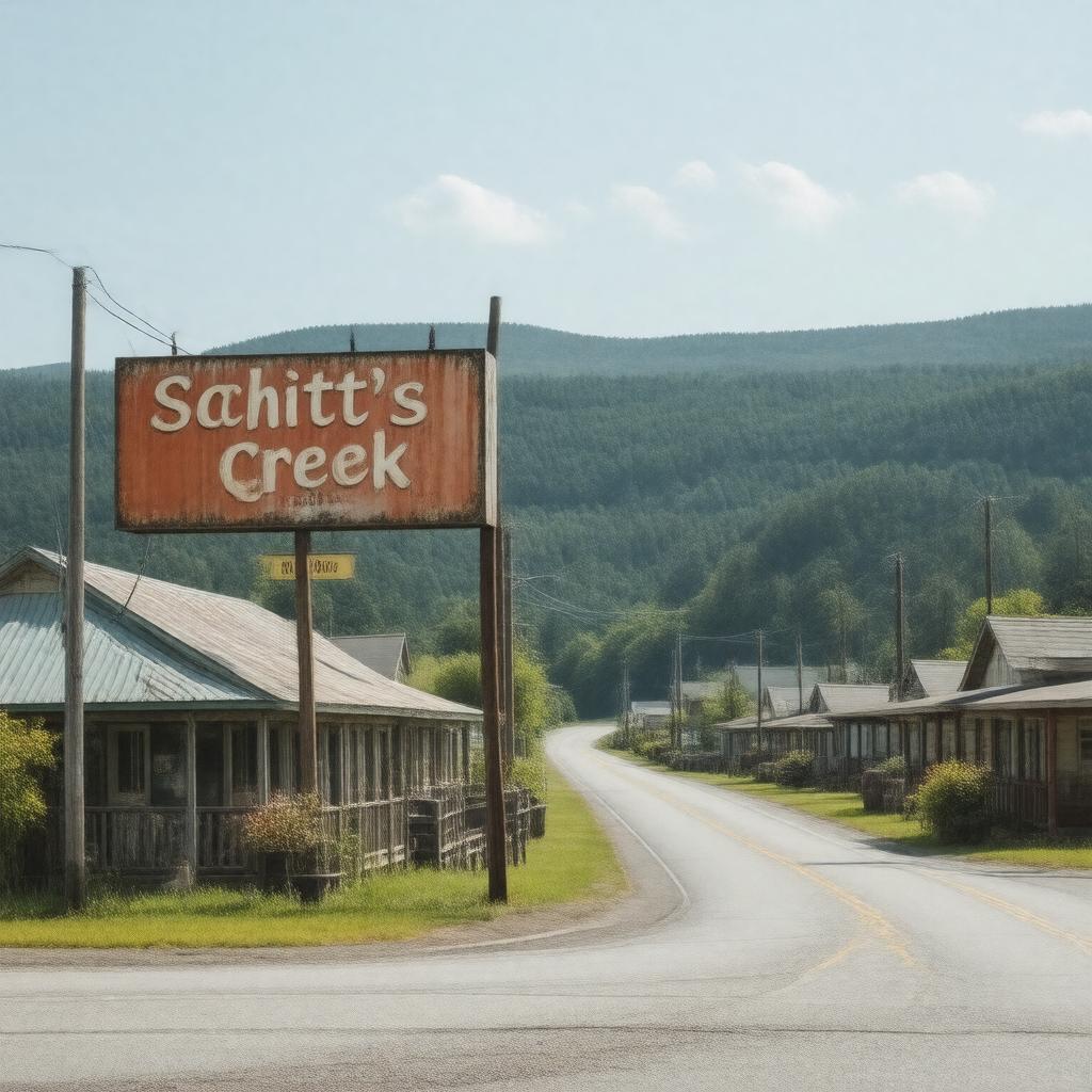AI-created image of Schitt's Creek