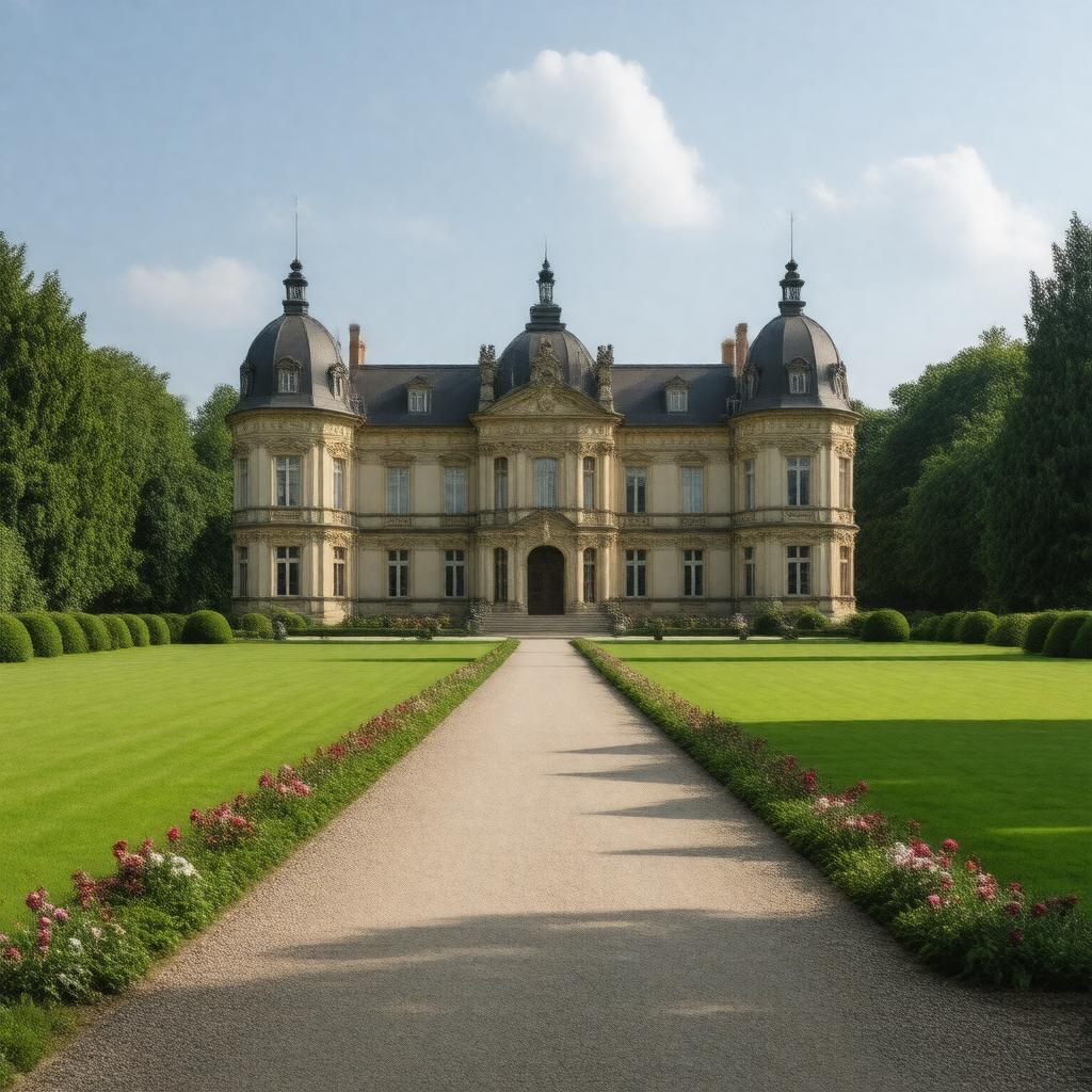 AI-created image of Schloss Friedenstein