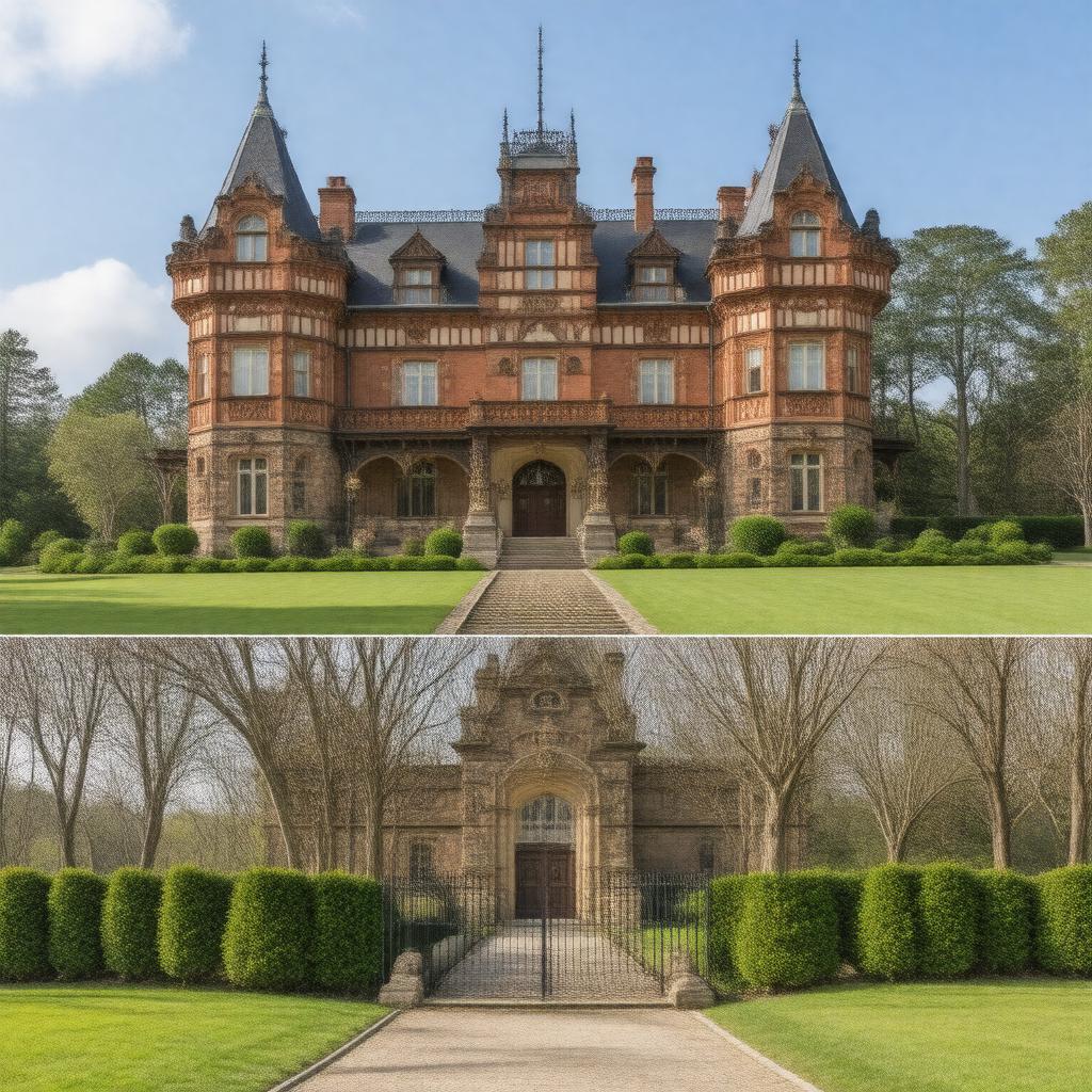 AI-created image of Schlosshotel Kronberg