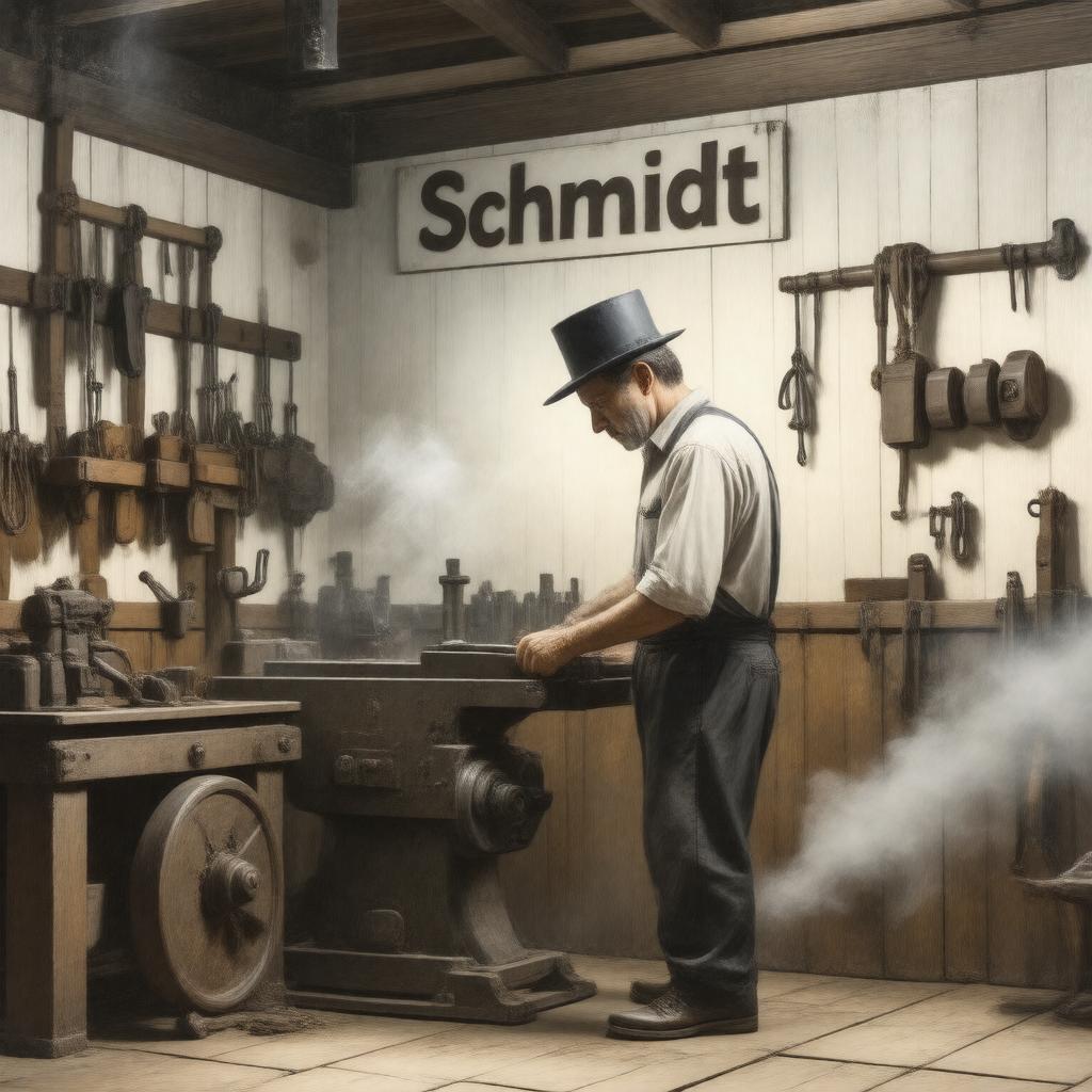 Click to view larger image AI-created image of Schmidt