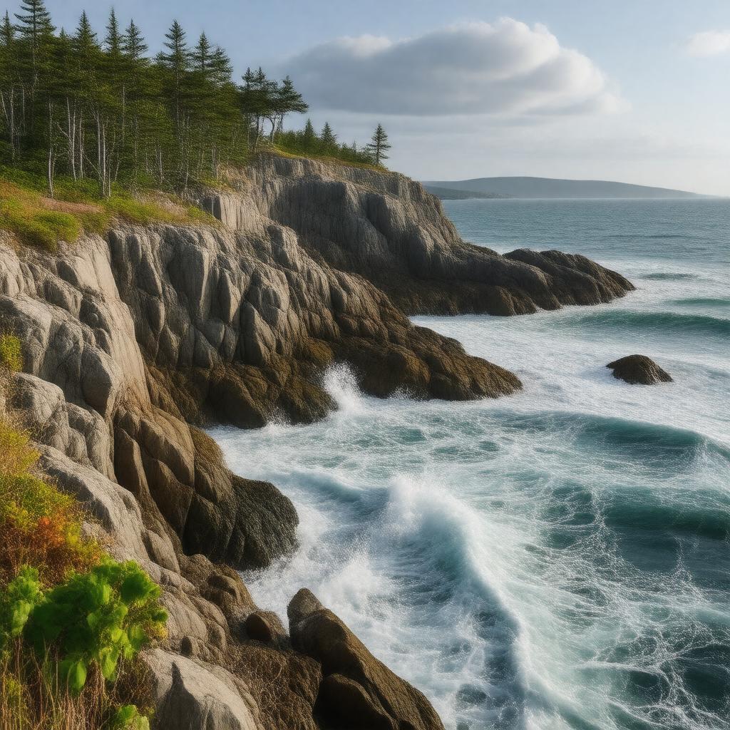 AI-created image of Schoodic Point