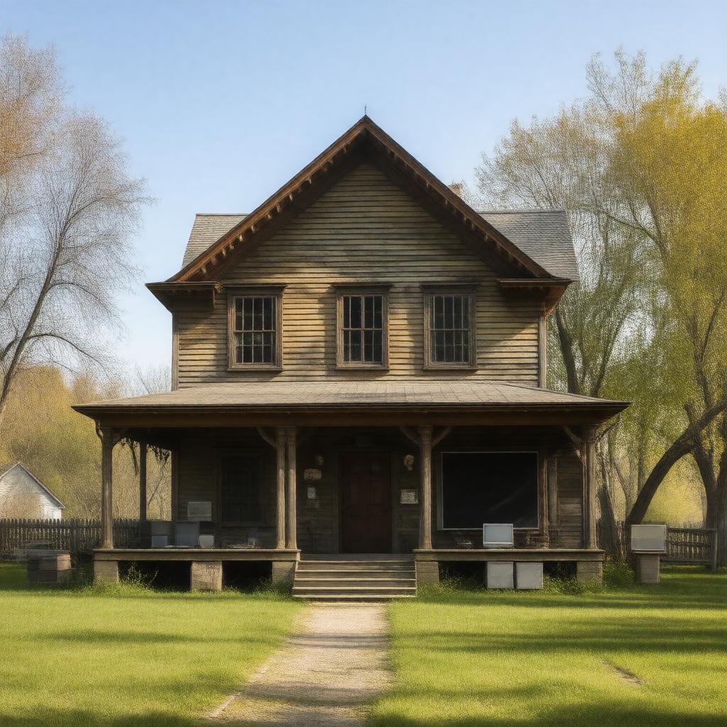 AI-created image of School House