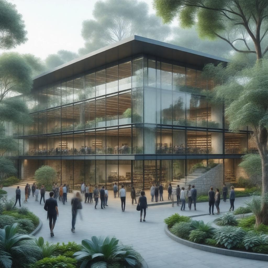 AI-created image of School of Architecture