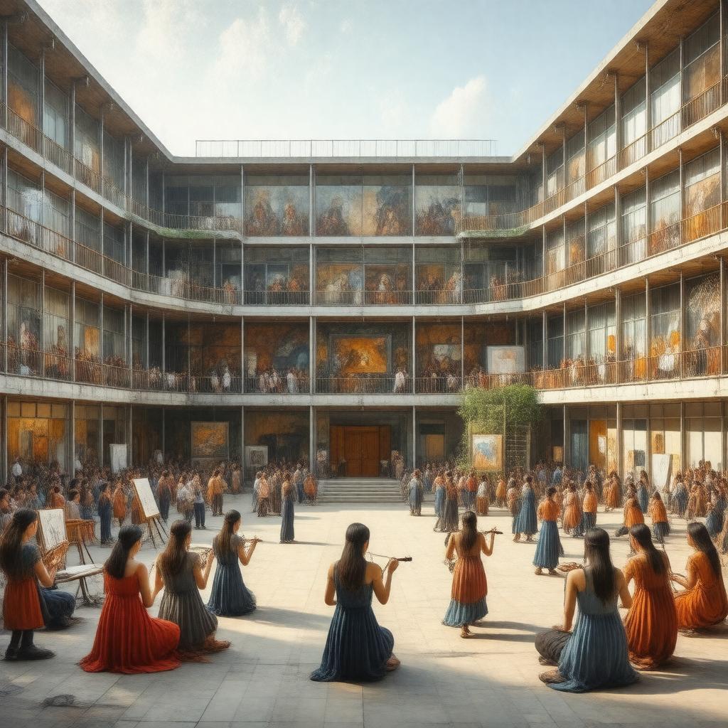 Click to view larger image AI-created image of School of Arts