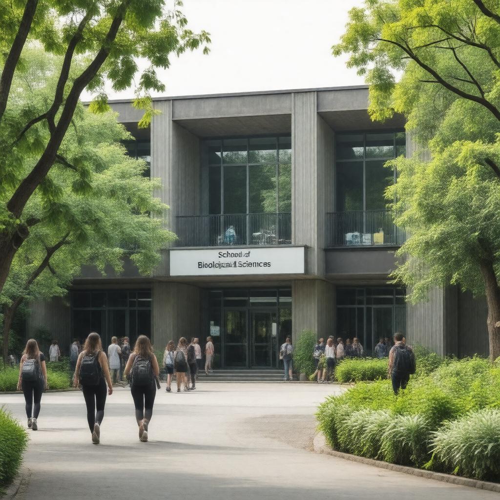 AI-created image of School of Biological Sciences