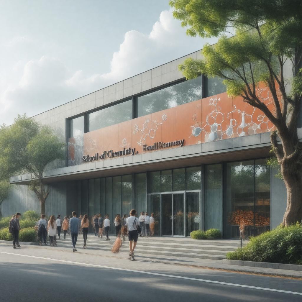 AI-created image of School of Chemistry, Food and Pharmacy