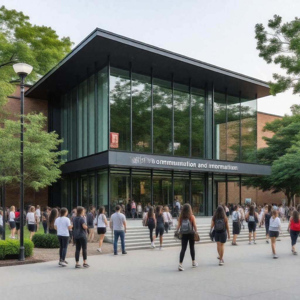 AI-created image of School of Communication and Information
