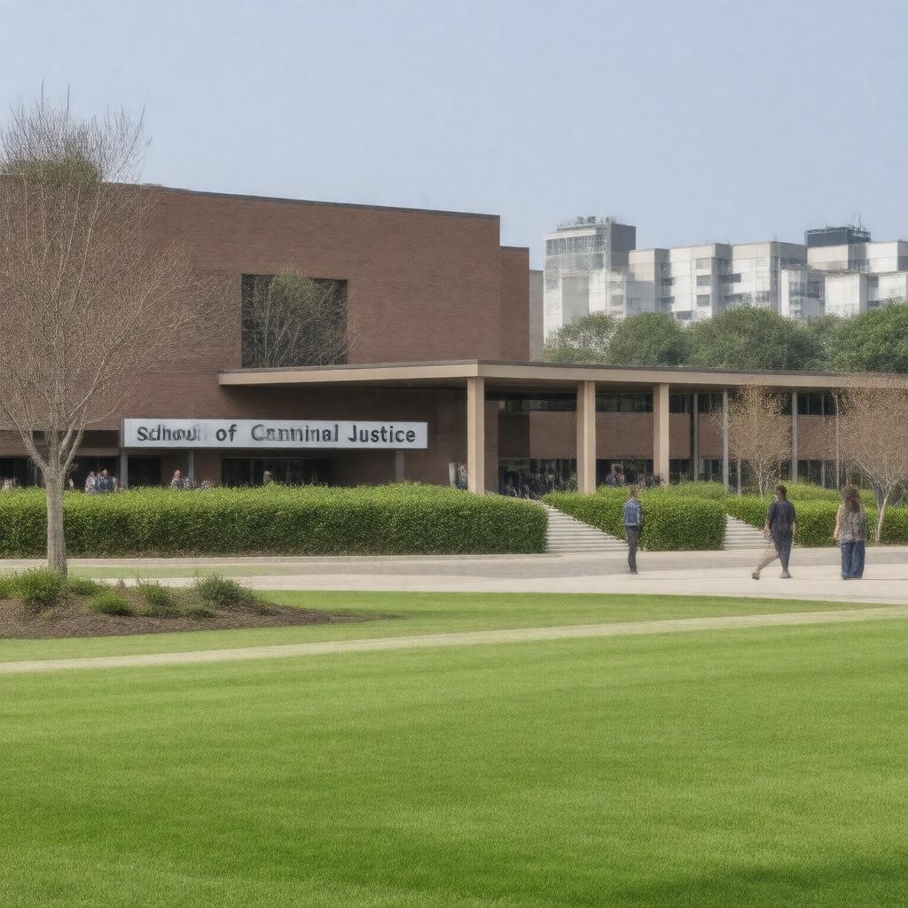 AI-created image of School of Criminal Justice