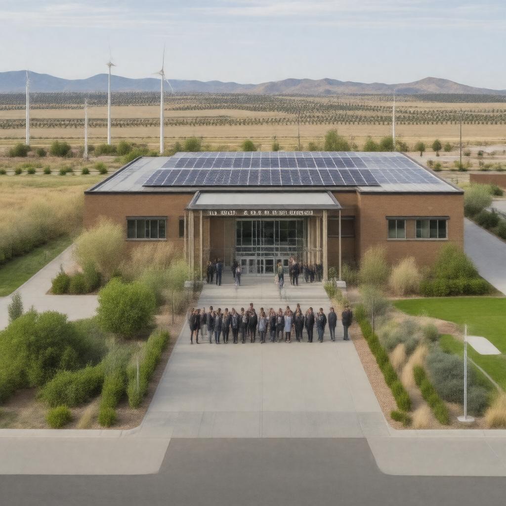 AI-created image of School of Energy Resources