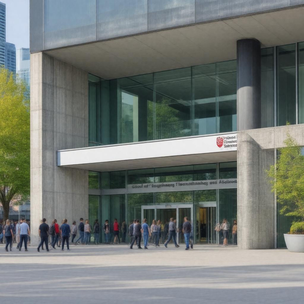 Click to view larger image AI-created image of School of Engineering Technology and Applied Science