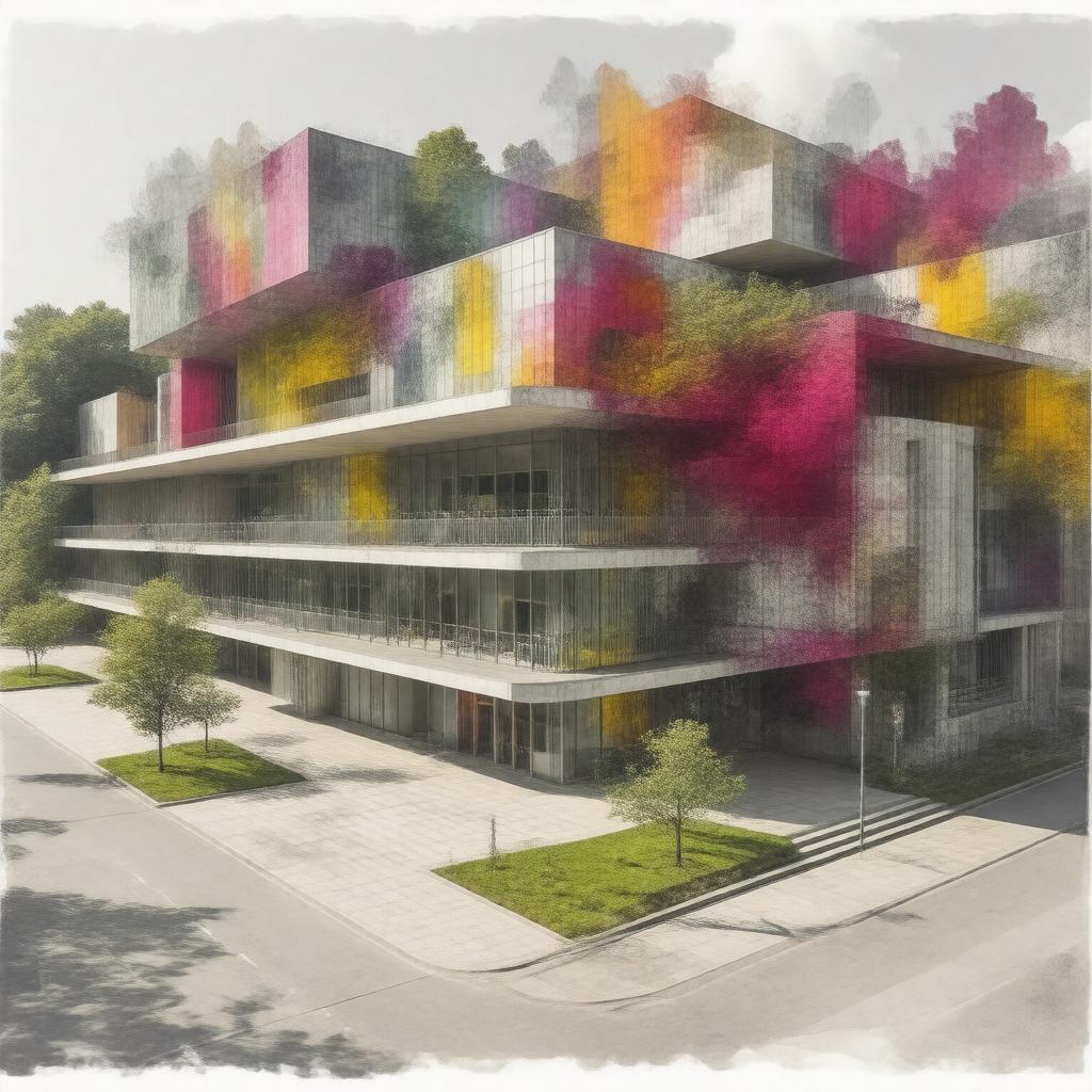 AI-created image of School of Fine and Performing Arts