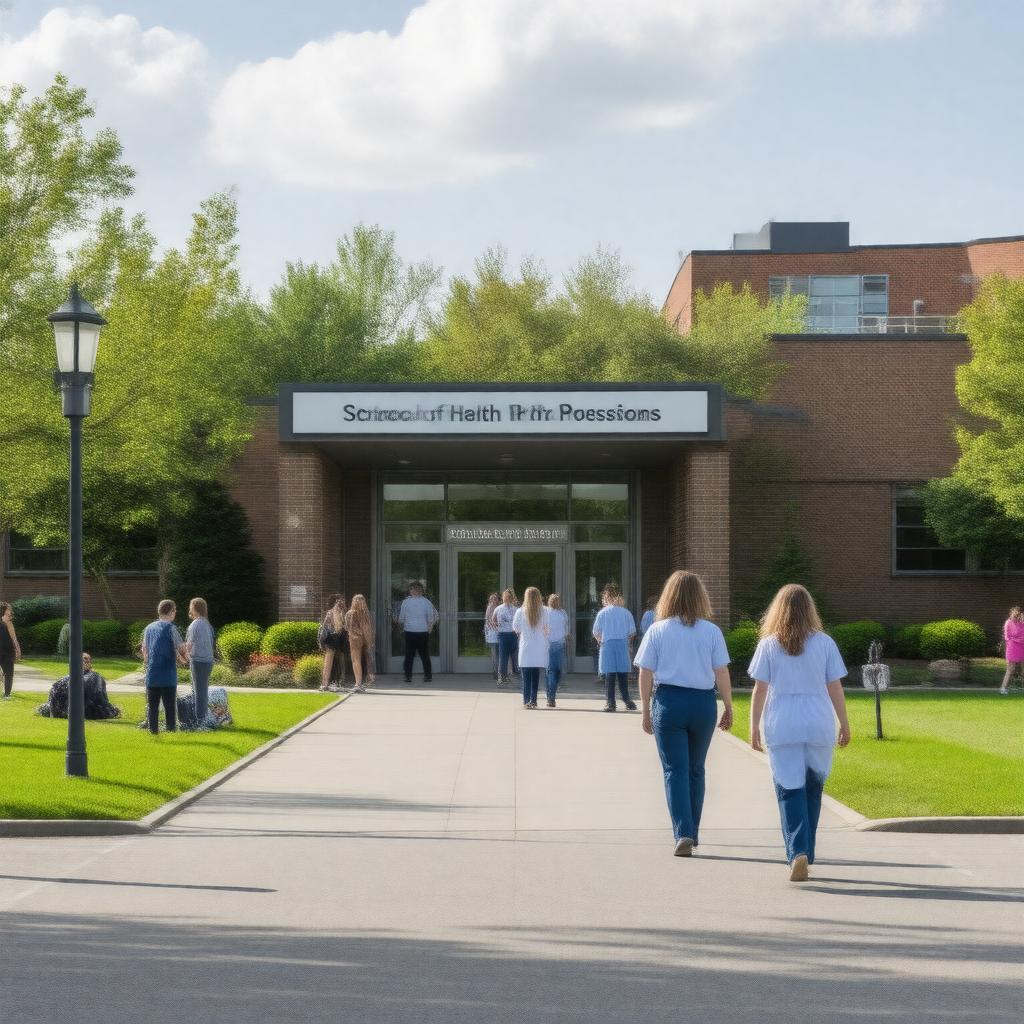 Click to view larger image AI-created image of School of Health Professions