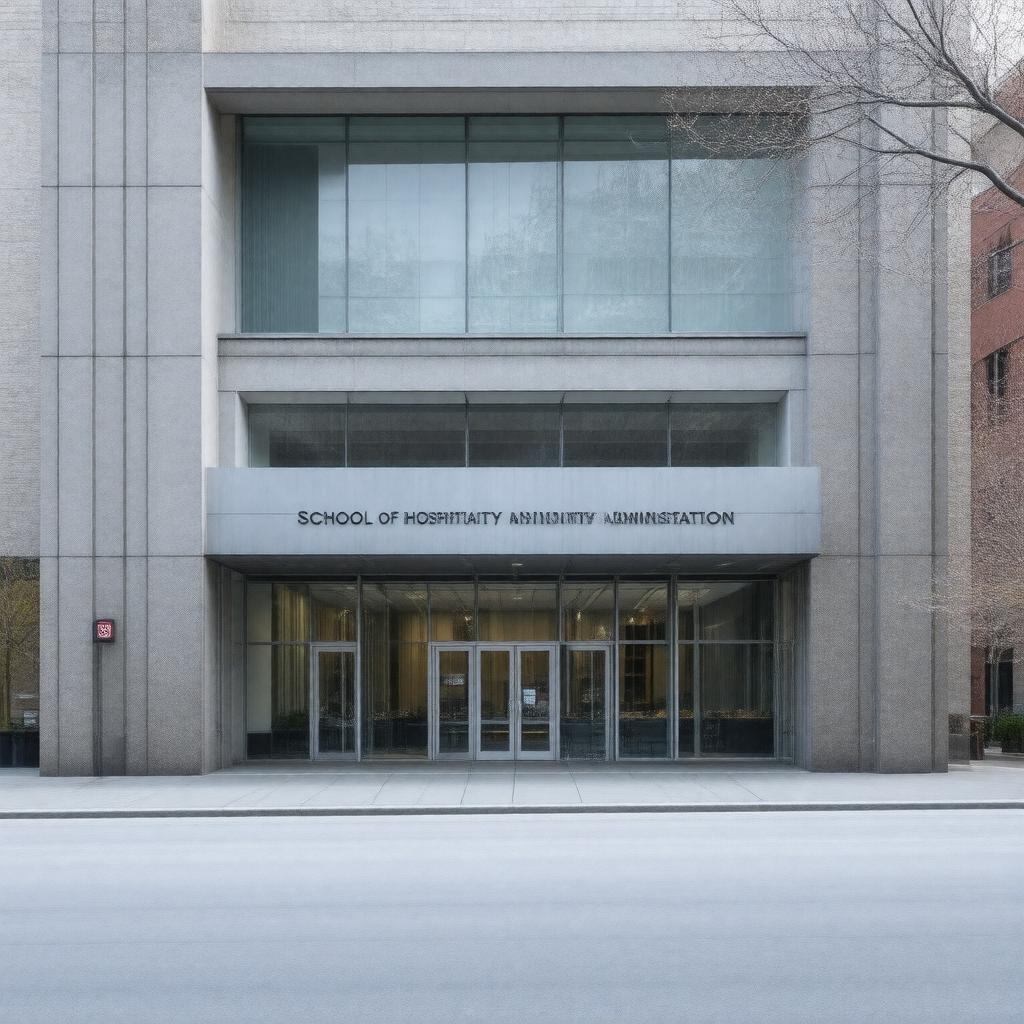 Click to view larger image AI-created image of School of Hospitality Administration