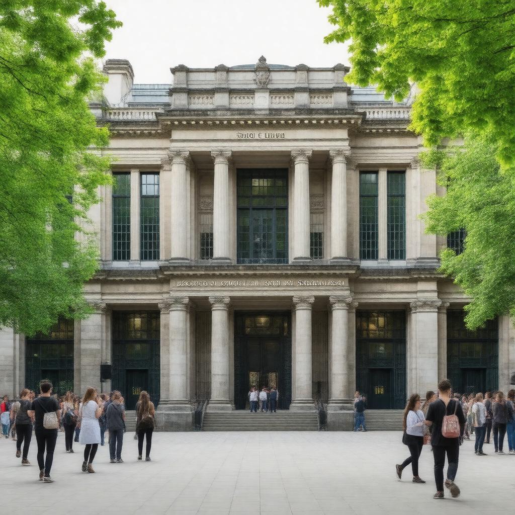 AI-created image of School of Law and Social Sciences