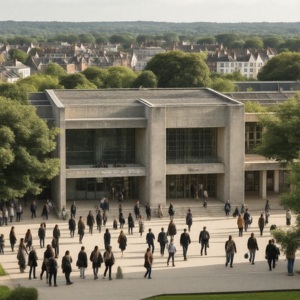 Click to view larger image AI-created image of School of Literature and Languages