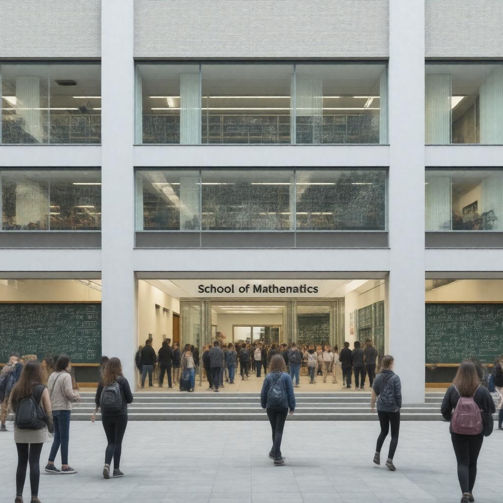 AI-created image of School of Mathematics