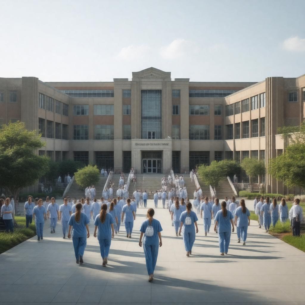 Click to view larger image AI-created image of School of Medicine