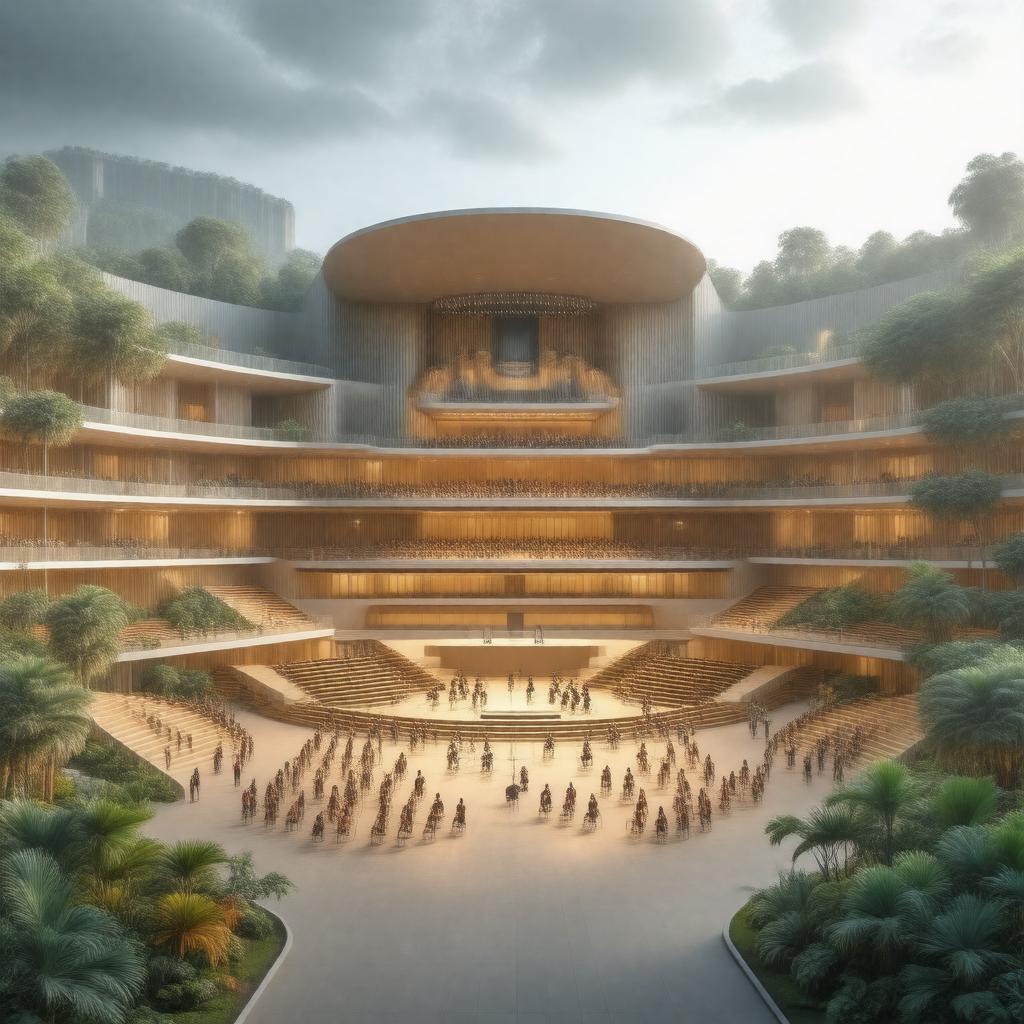 Click to view larger image AI-created image of School of Music and Dance