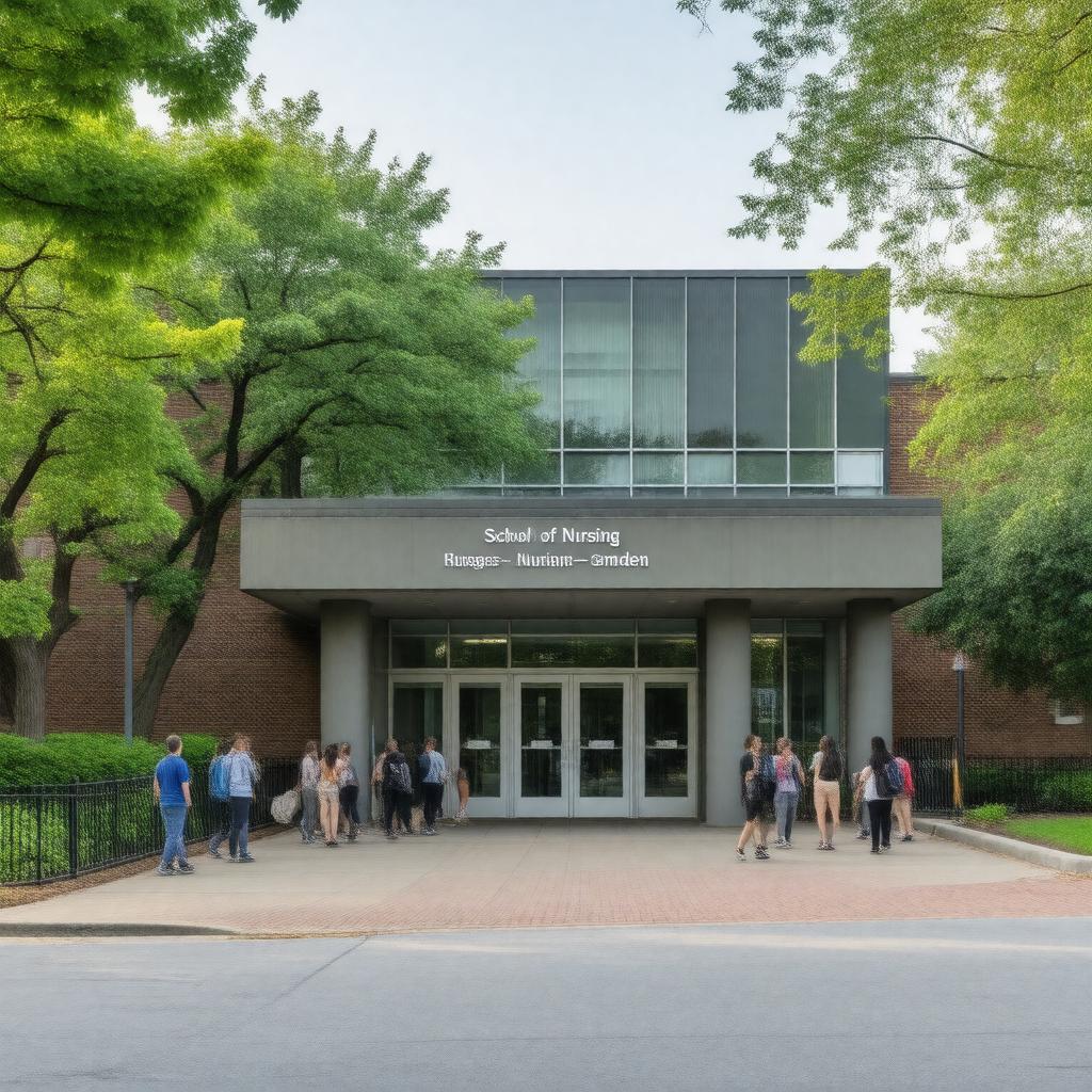 Click to view larger image AI-created image of School of Nursing-Camden