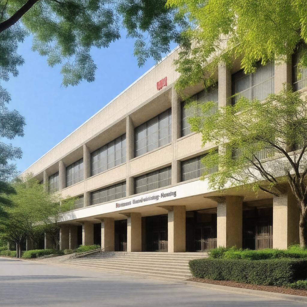 Click to view larger image AI-created image of School of Nursing-Newark