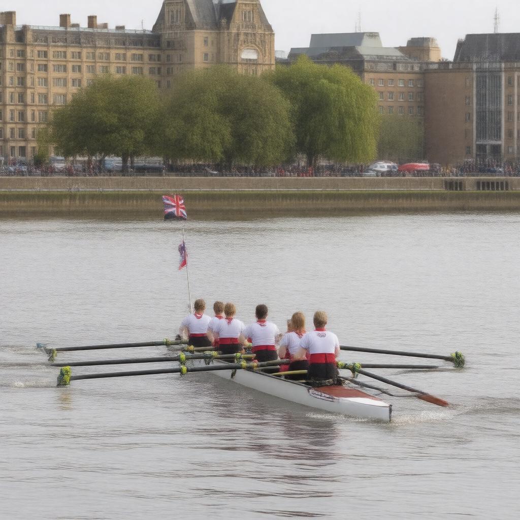 AI-created image of School of Oriental and African Studies Boat Club