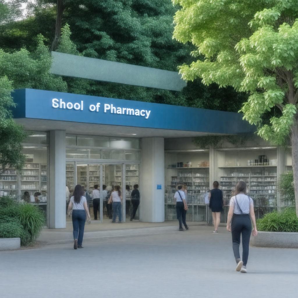 AI-created image of School of Pharmacy
