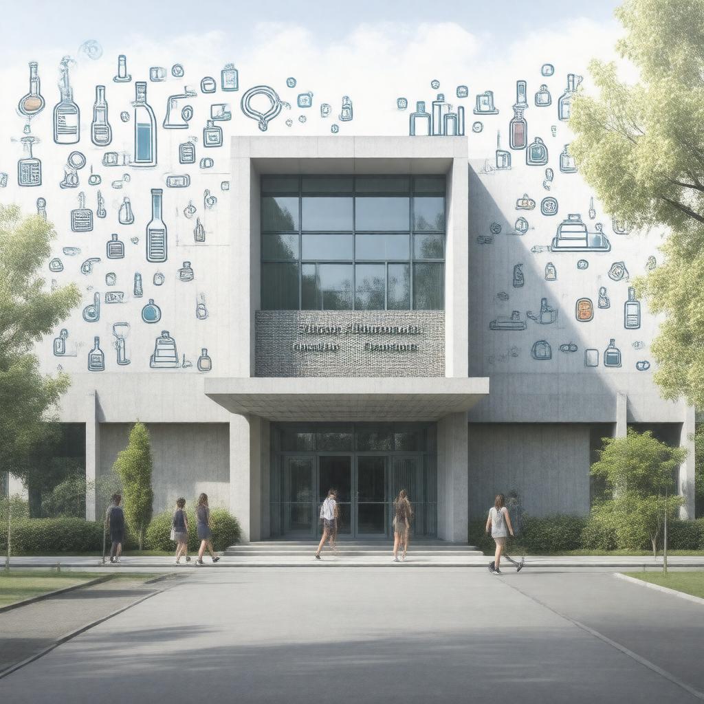 AI-created image of School of Pharmacy and Pharmaceutical Sciences