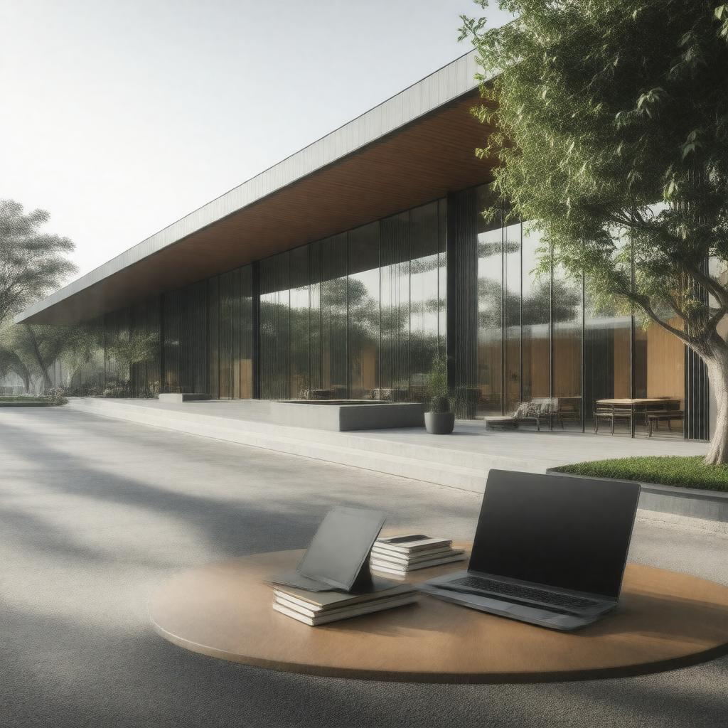 AI-created image of School of Professional Studies