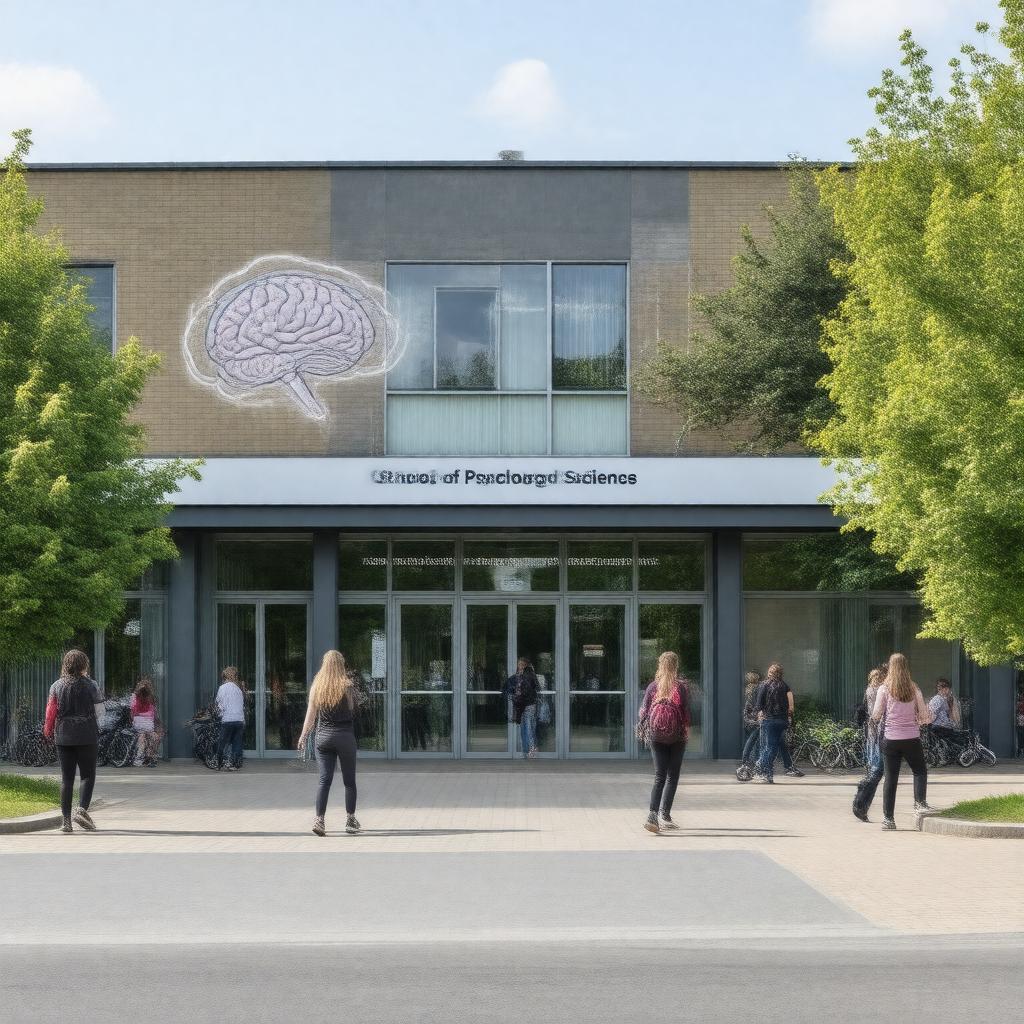 Click to view larger image AI-created image of School of Psychology and Clinical Language Sciences
