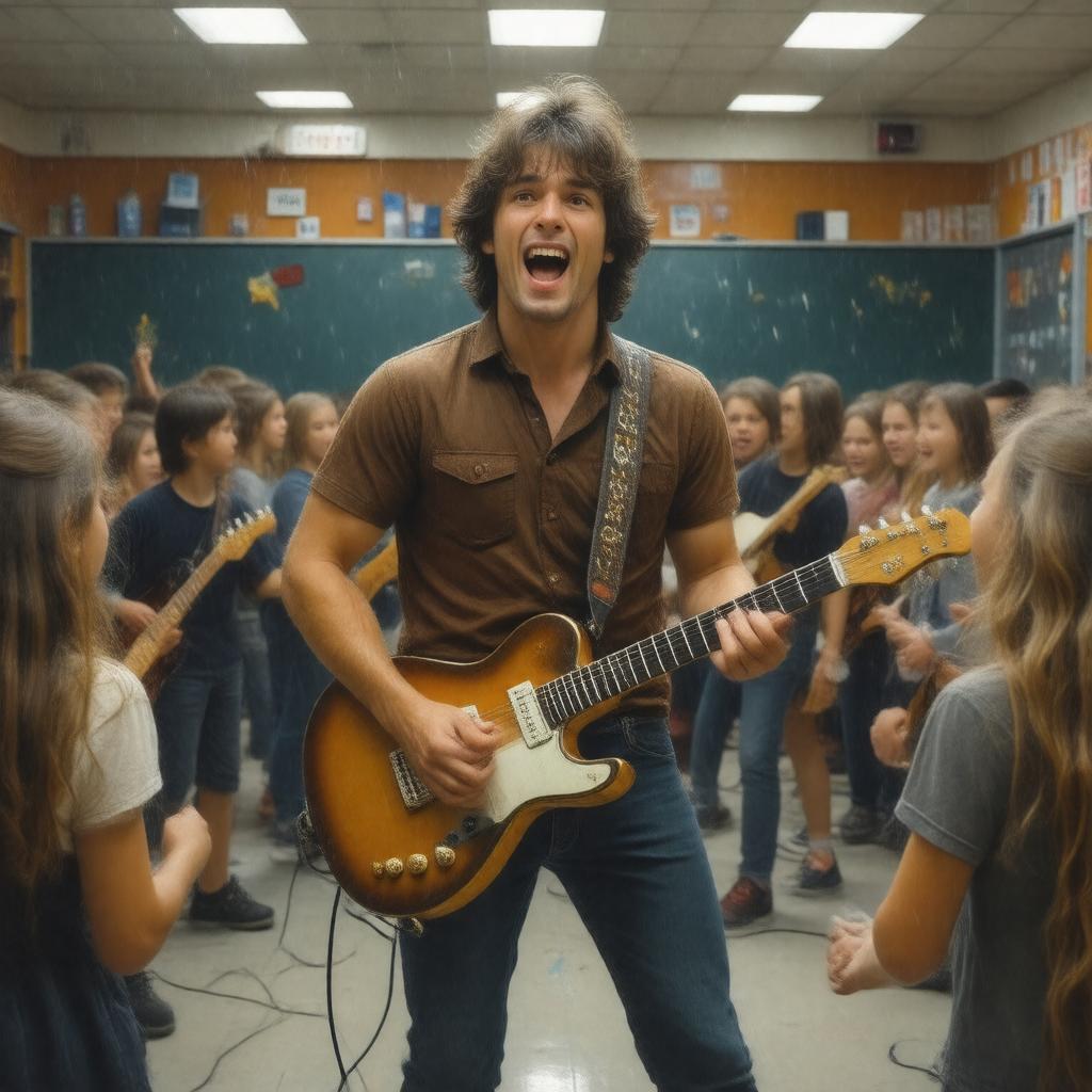 AI-created image of School of Rock