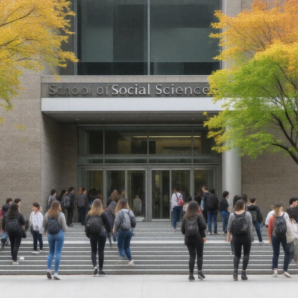 Click to view larger image AI-created image of School of Social Sciences