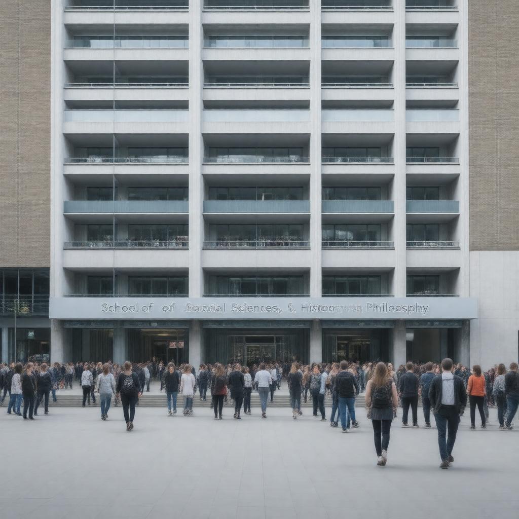 Click to view larger image AI-created image of School of Social Sciences, History and Philosophy