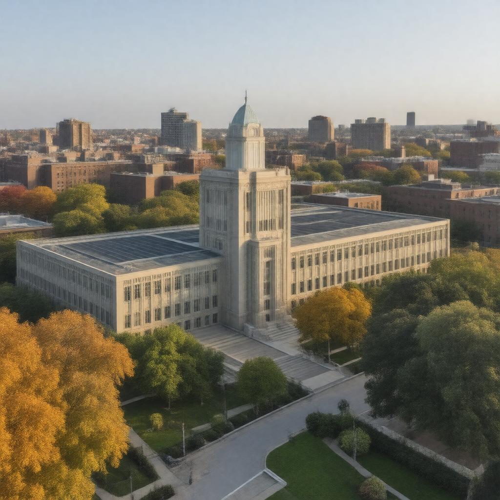 AI-created image of School of the Museum of Fine Arts, Boston