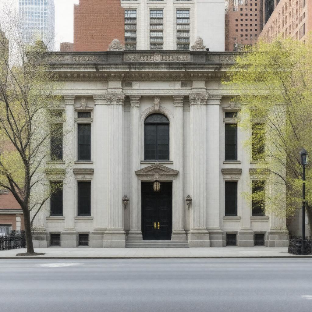 AI-created image of School of the Museum of Fine Arts at Tufts University