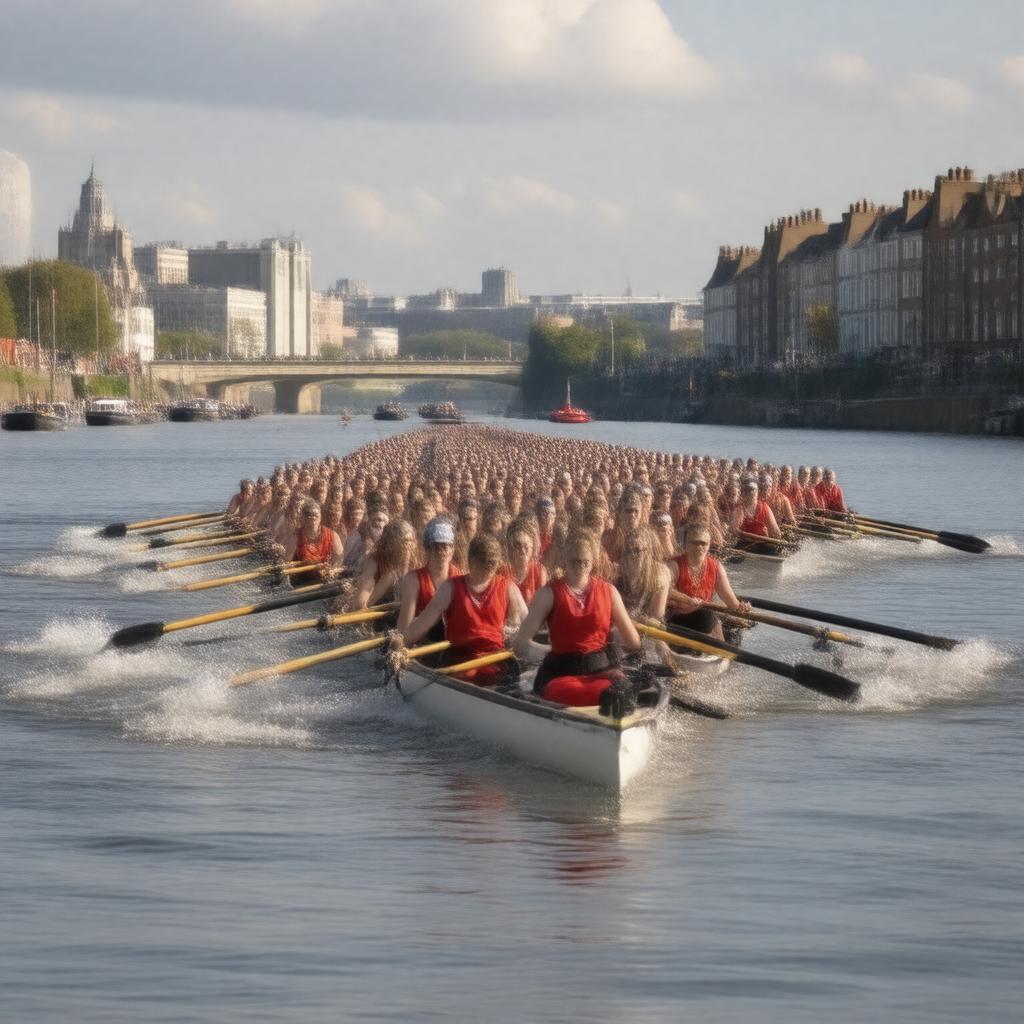 AI-created image of Schools' Head of the River Race