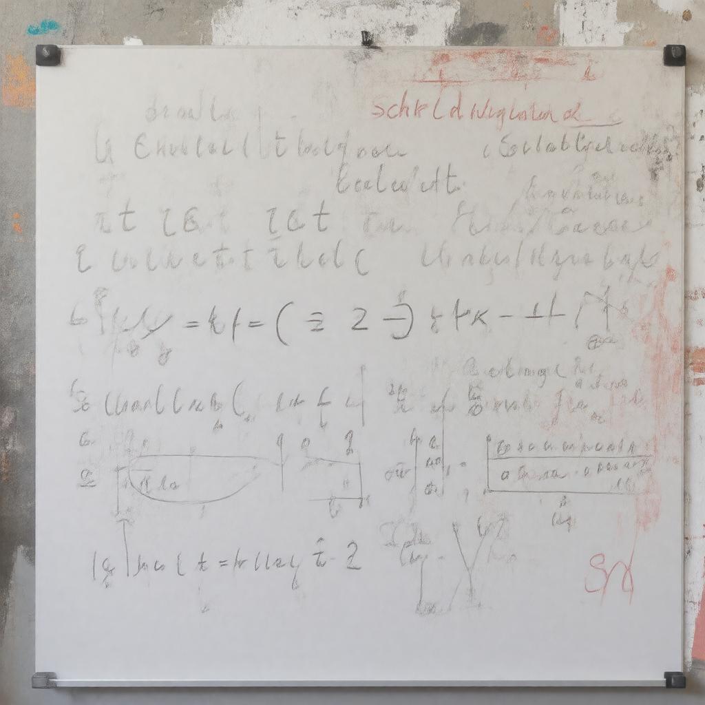 AI-created image of Schrödinger equation