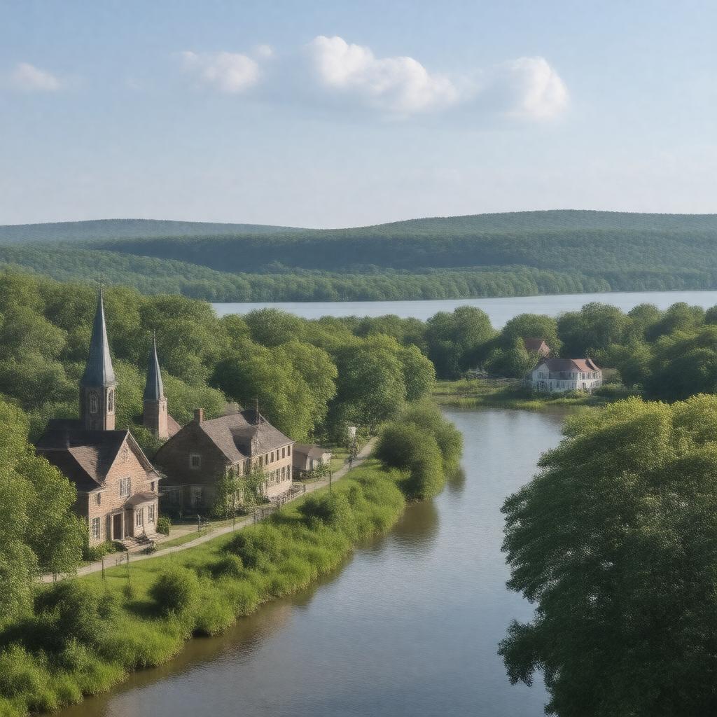 AI-created image of Schuylerville