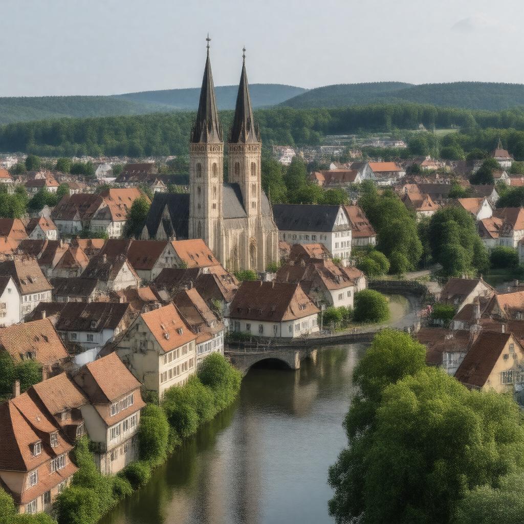 AI-created image of Schwäbisch Gmünd