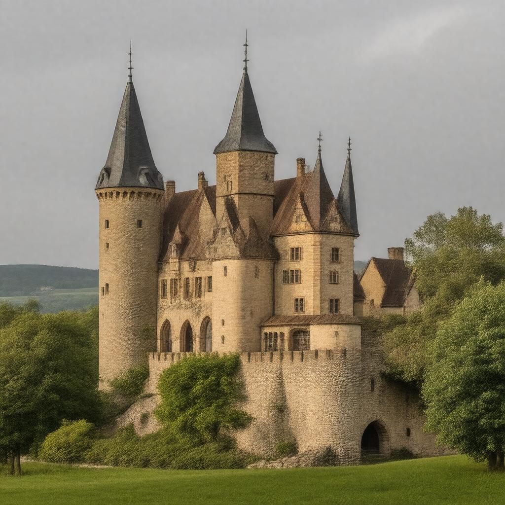 Click to view larger image AI-created image of Schwanenburg Castle