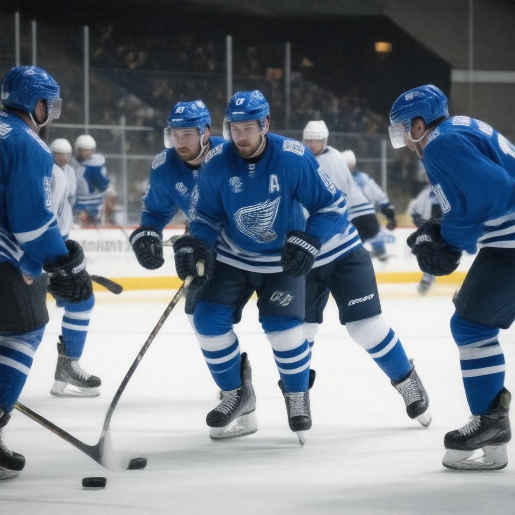 AI-created image of Schwenninger Wild Wings