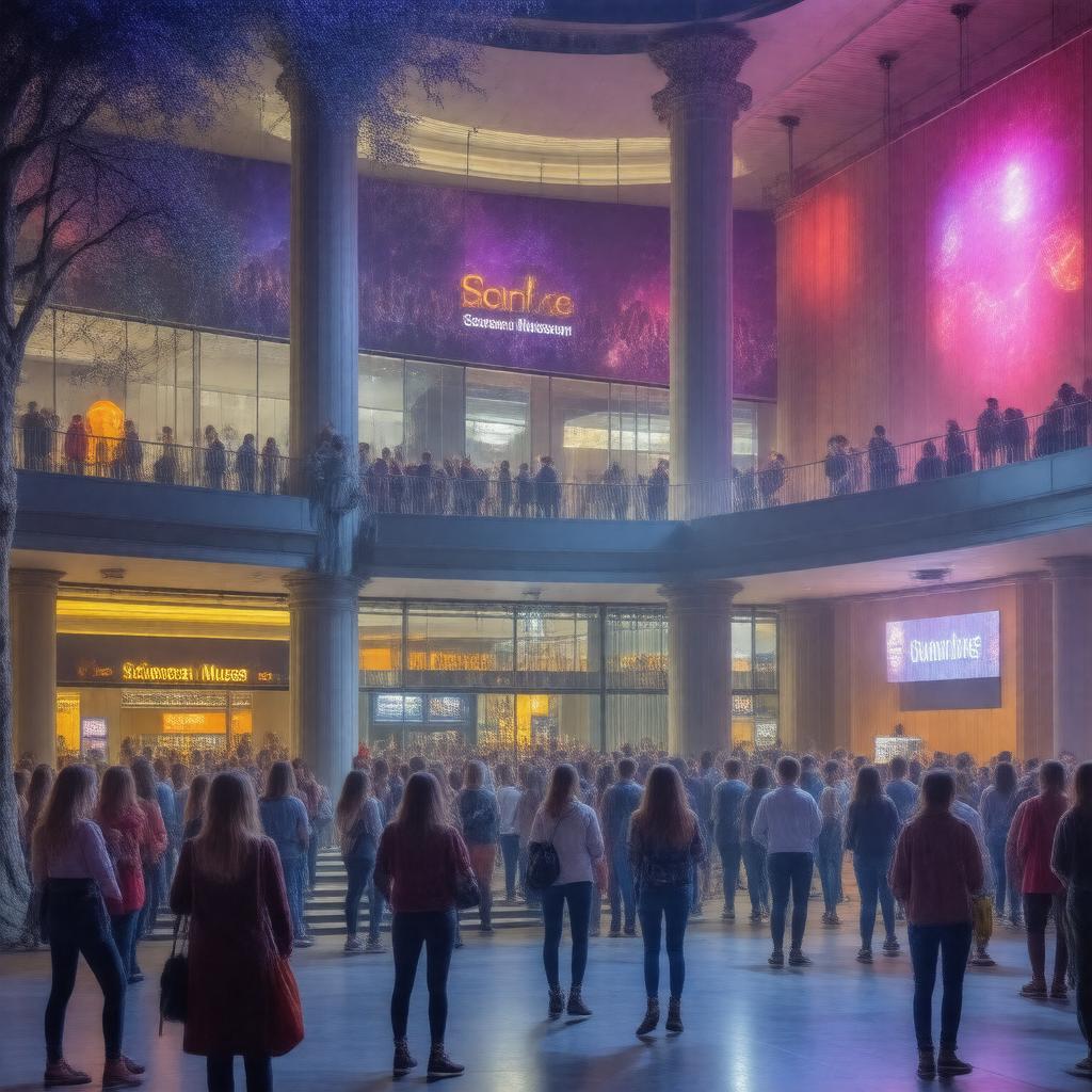 Click to view larger image AI-created image of Science Museum Lates